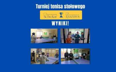 Turniej tenisa stołowego. WYNIKI!