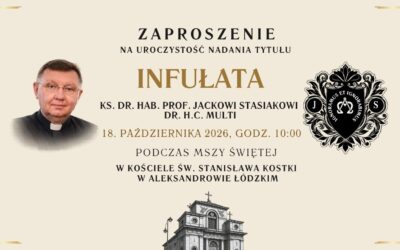 Nasz Dyrektor otrzyma godność infułata! Zaproszenia na uroczystość